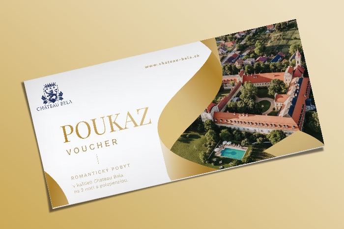 Grafický návrh na VOUCHER / POUKAZ